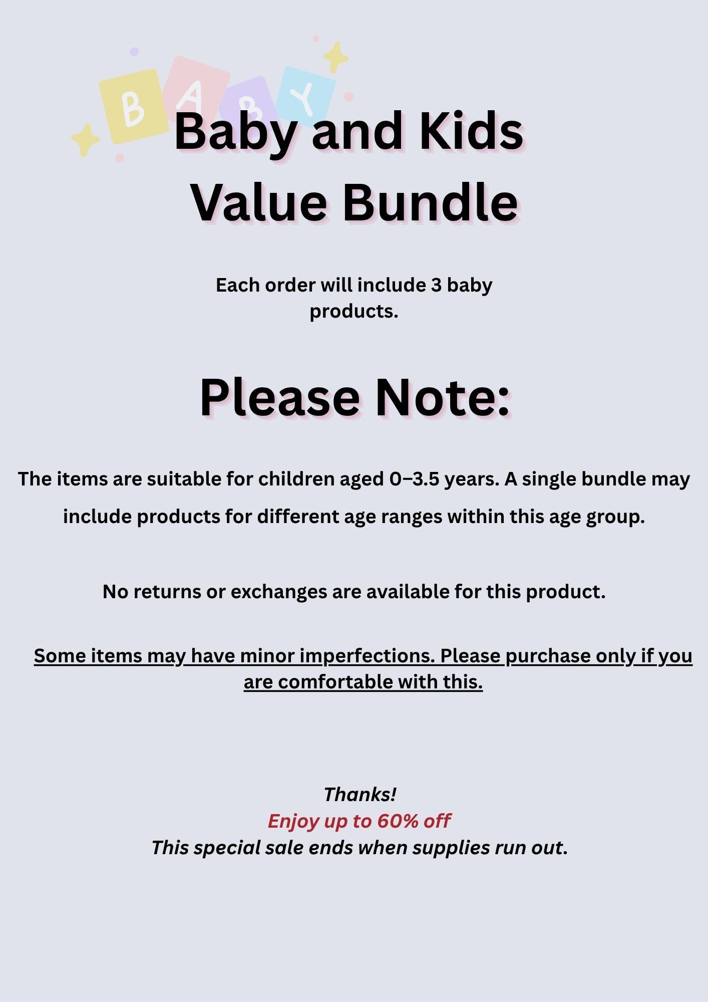 Baby & Kids Value Bundle