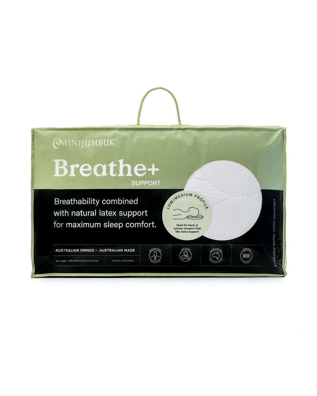 MINIJUMBUK Breathe+ Support Pillow