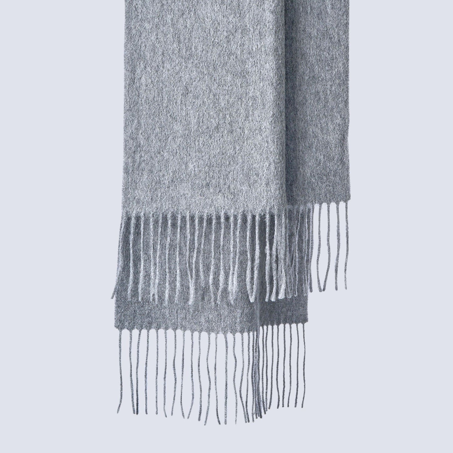 Australia Made Merino Wool Scarf |  Light Grey Scarf - Beechworth，VIC
