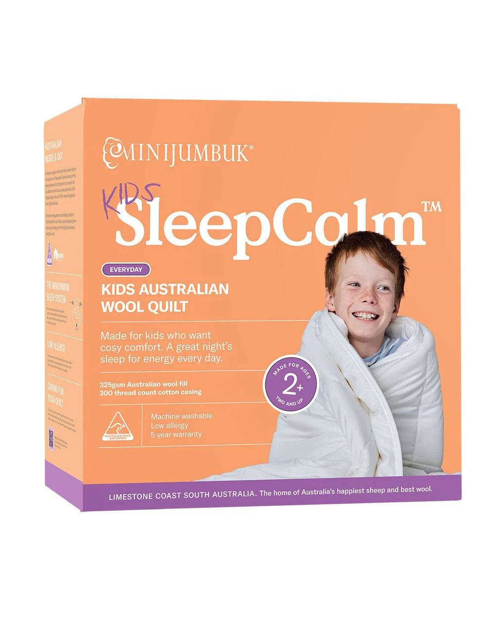 MINIJUMBUK SleepCalm™ Kids Everyday Wool Quilt