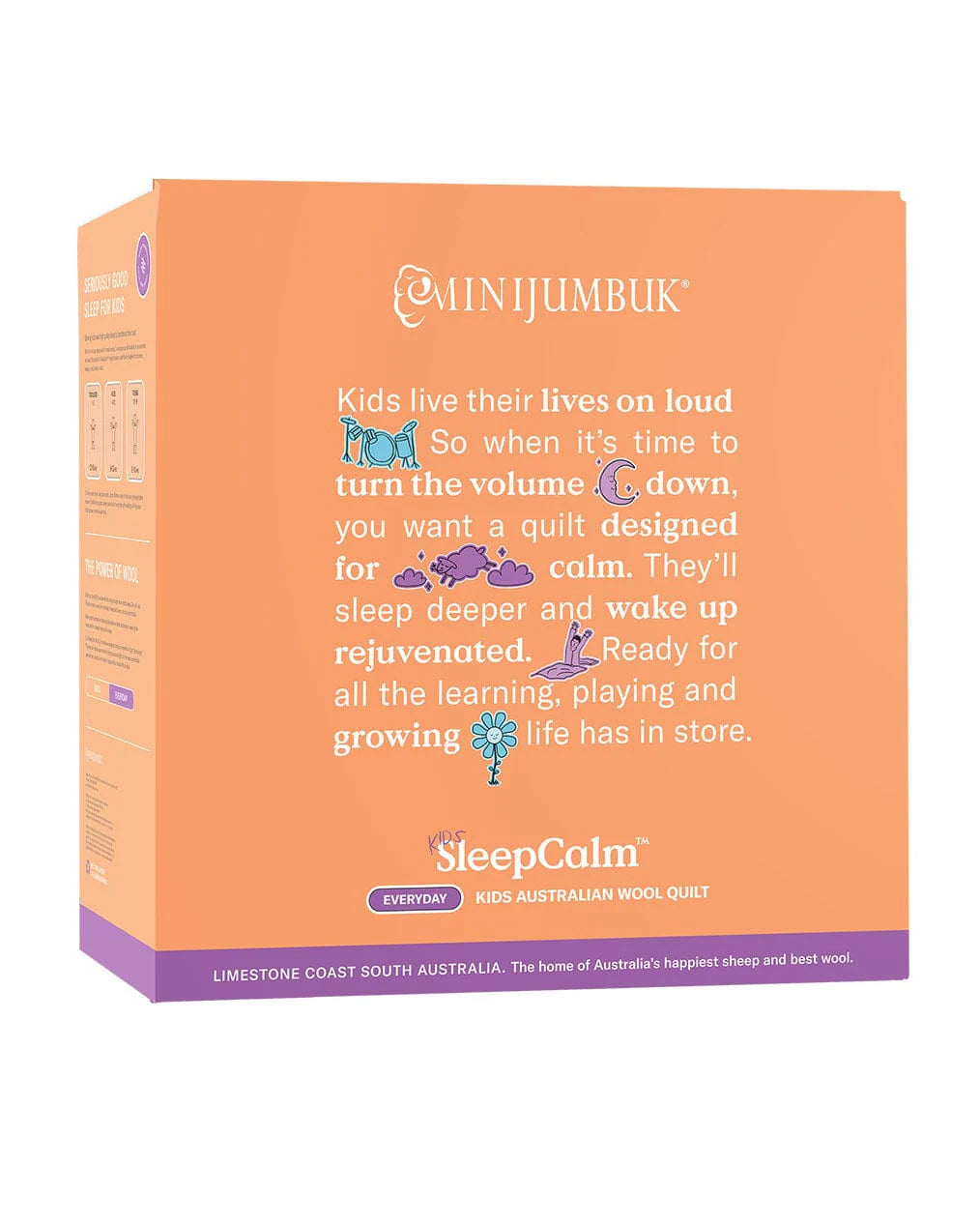 MINIJUMBUK SleepCalm™ Kids Everyday Wool Quilt